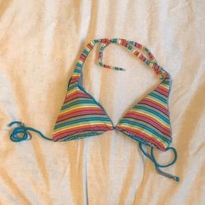 Vitamin A Rainbow Bikini top